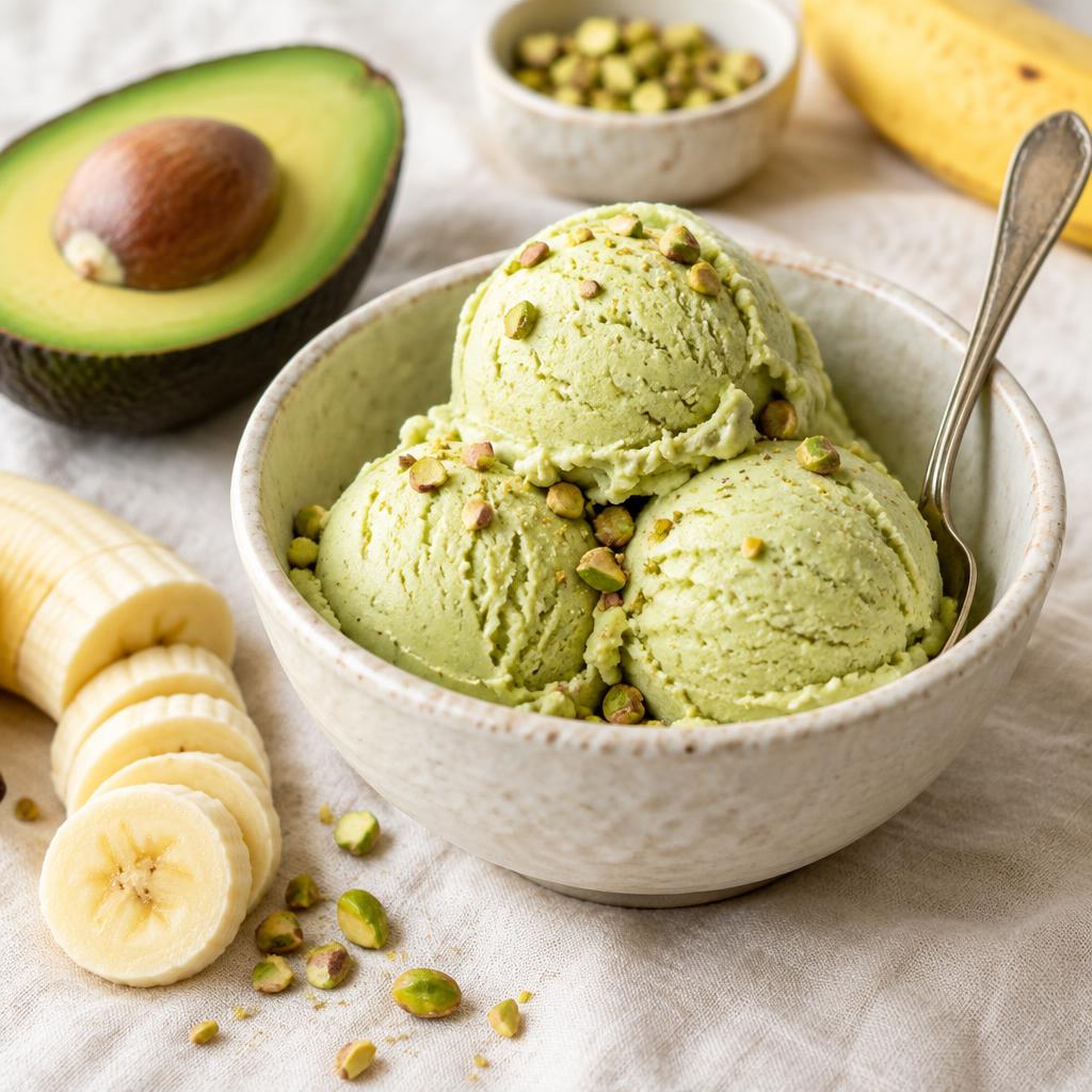 Avocado Banana Ice Cream